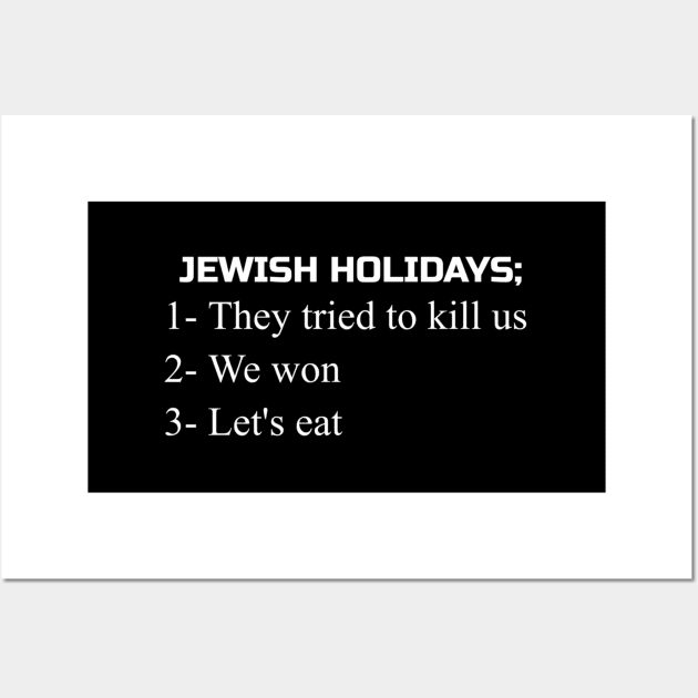 Jewish Joke Humor For Passover Wall Art by SnugFarm